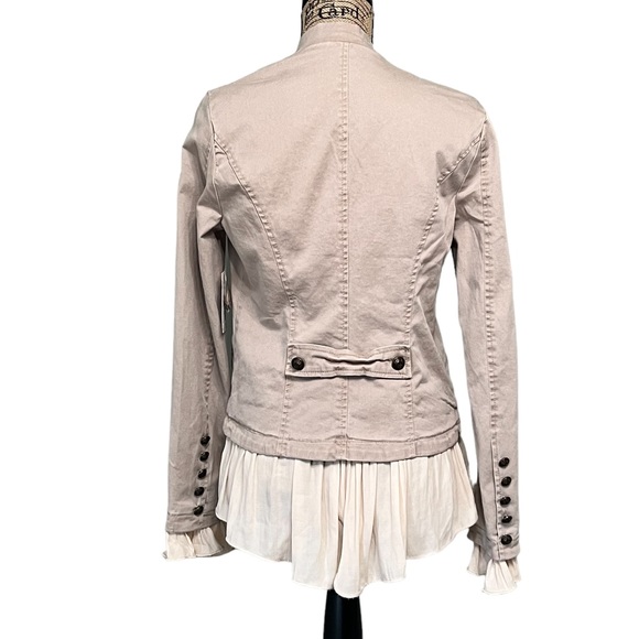NWT!! Free People Ruffles Romance Jacket Ivory Sz XS. - Picture 3 of 9